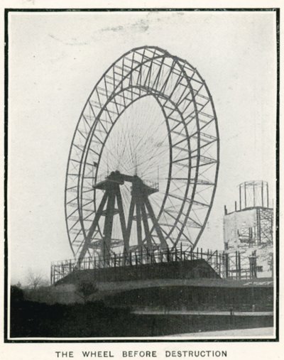 Det store hjul ved Earls Court, London; fra The Sphere, 13. april 1907 af English Photographer