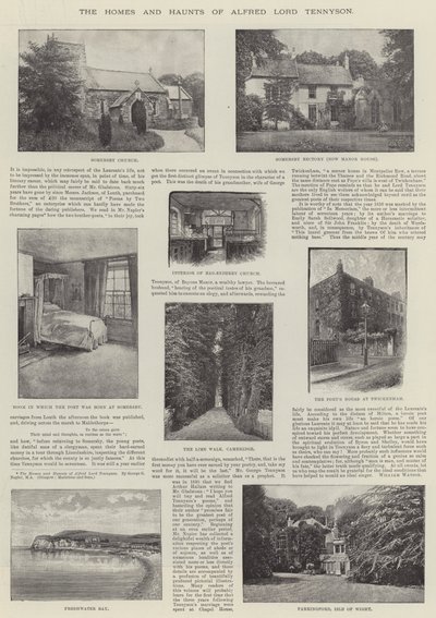 Alfred Lord Tennysons hjem og tilholdssteder af English Photographer