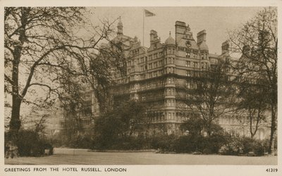 Hotel Russell, London af English Photographer