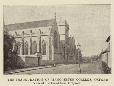 Indvielsen af Manchester College, Oxford af English Photographer