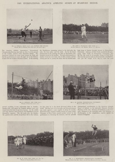 Den internationale amatøratletiksport på Stamford Bridge af English Photographer