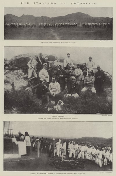 Italienerne i Abessinien af English Photographer