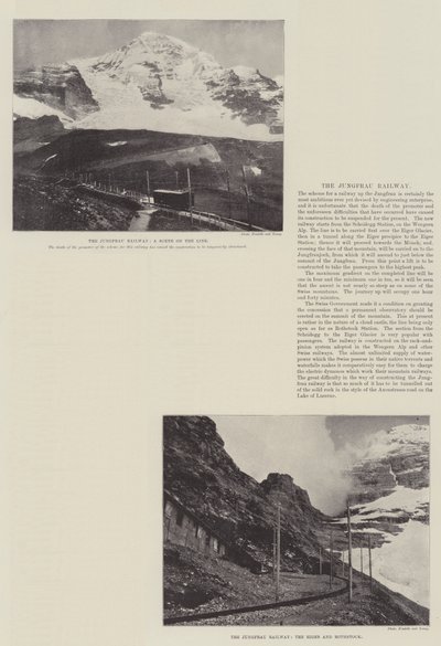 Jungfrau jernbanen af English Photographer