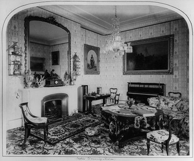 Damestuen, Osborne House af English Photographer