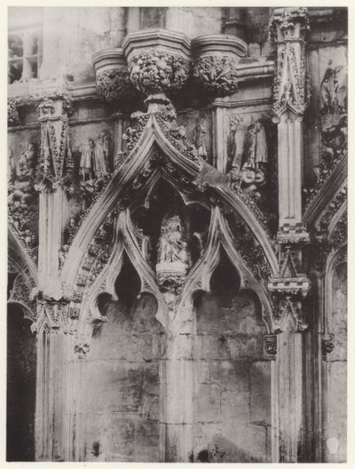 The Lady Chapel, Ely Cathedral: North Side, XVI (s/h foto) af English Photographer