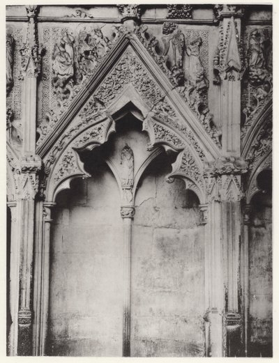 The Lady Chapel, Ely Cathedral: South Side, XIX (s/h foto) af English Photographer