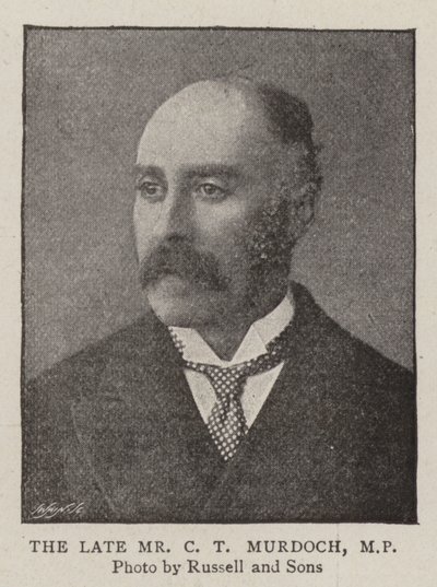 Den afdøde hr. C T Murdoch, MP af English Photographer