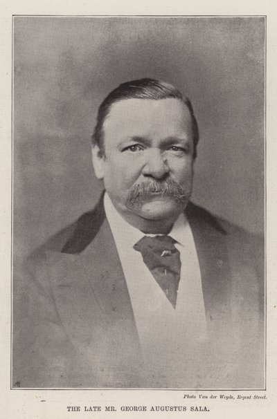 Den afdøde hr. George Augustus Sala af English Photographer