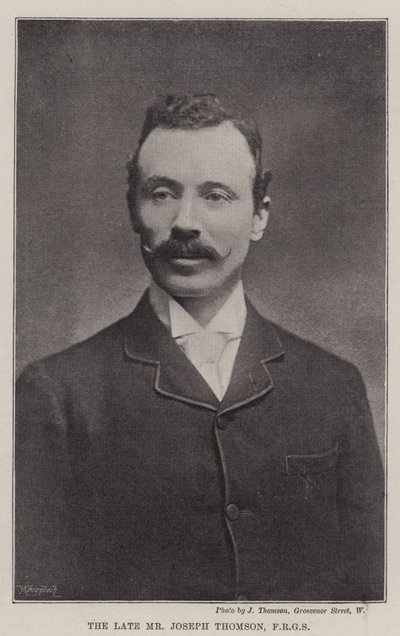 Den afdøde hr. Joseph Thomson, FRGS af English Photographer