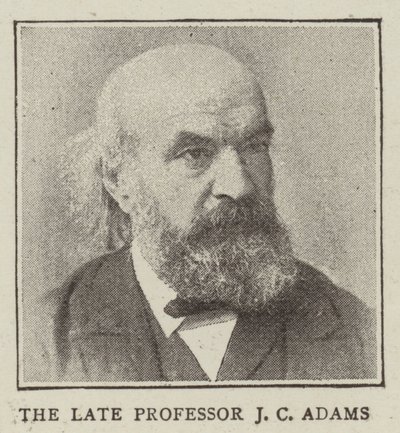 Den afdøde professor J C Adams af English Photographer