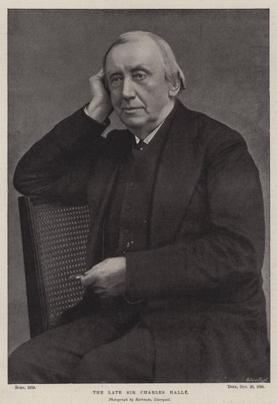 Den afdøde Sir Charles Halle af English Photographer