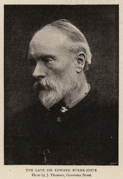 Den afdøde Sir Edward Burne-Jonts af English Photographer