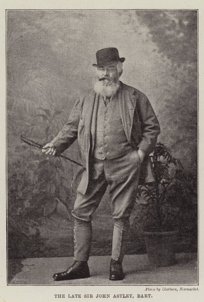 Den afdøde Sir John Astley, Baronet af English Photographer
