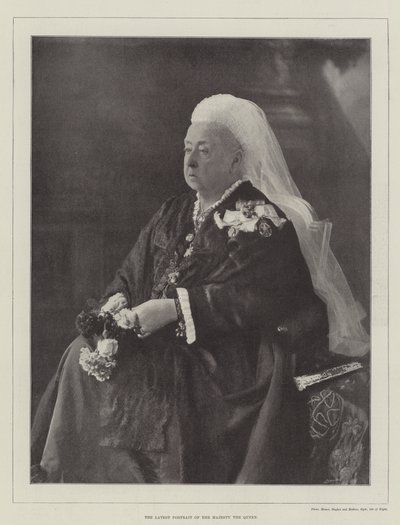 Det seneste portræt af Hendes Majestæt Dronningen af English Photographer