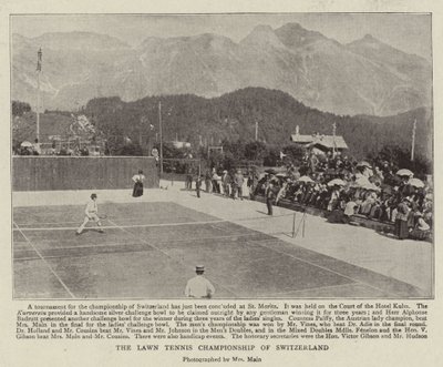 Plæne-tennismesterskabet i Schweiz af English Photographer