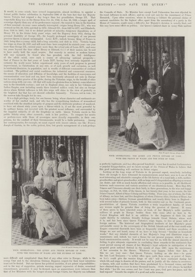 Den længste regeringstid i engelsk historie, Gud frels dronningen! af English Photographer