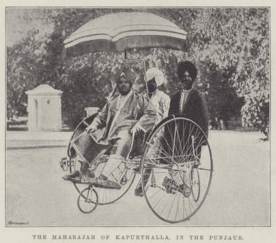 Maharajah af Kapurthalla, i Punjaub af English Photographer