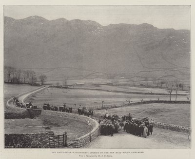 Manchester Waterworks, åbner den nye vej rundt om Thirlmere af English Photographer