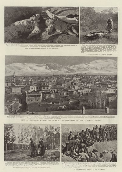 Massakren ved Erzeroum af English Photographer