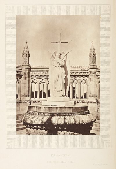 Mindebrønden, Cawnpore af English Photographer