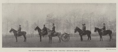 Montgomeryshire Yeomanry, med Pom-Pom, vendte tilbage fra Active Service af English Photographer
