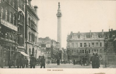 Monumentet, London af English Photographer
