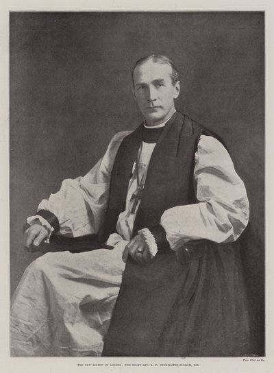 Den nye biskop af London, den højre pastor A F Winnington-Ingram, DD af English Photographer