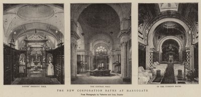 The New Corporation Baths ved Harrogate af English Photographer
