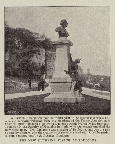 Den nye Duchesne-statue i Boulogne af English Photographer
