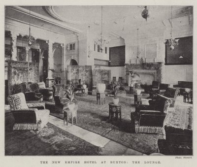 The New Empire Hotel i Buxton, Loungen af English Photographer