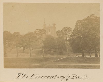 Observatoriet og parken, Greenwich af English Photographer