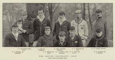 Oxford University Crew af English Photographer