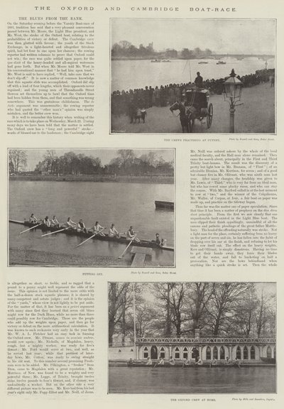 Oxford og Cambridge Boat-Race af English Photographer