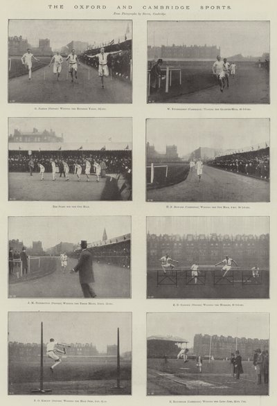 Oxford og Cambridge Sports af English Photographer