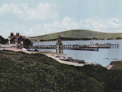 The Pier and Clock Tower, Swanagedani af English Photographer