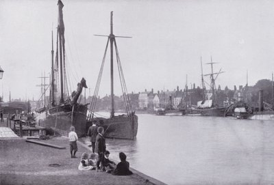 The Quays, Yarmouth (s/h foto) af English Photographer