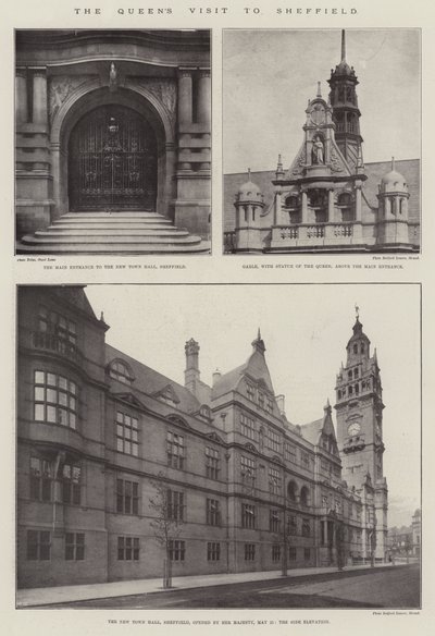 Queens besøg i Sheffield af English Photographer