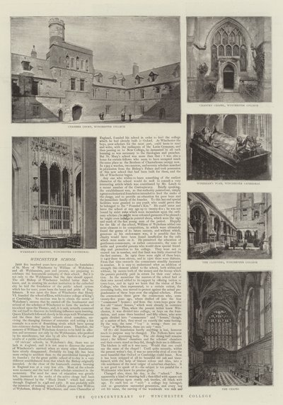 Kvindeåret for Winchester College af English Photographer