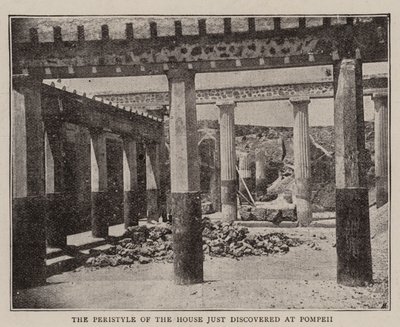 De seneste opdagelser i Pompeji af English Photographer