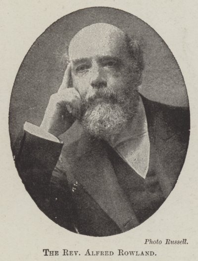 Pastor Alfred Rowland af English Photographer