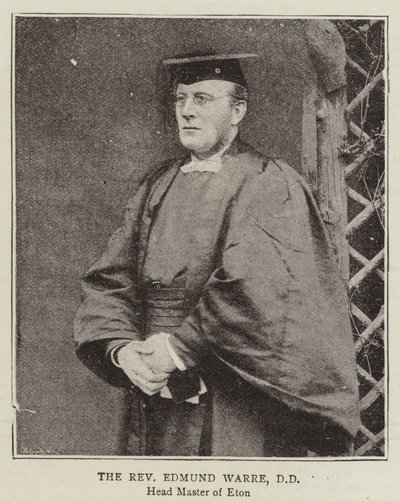 Pastor Edmund Warre, DD af English Photographer