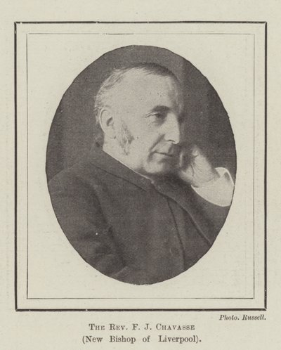 Pastor F J Chavasse, ny biskop af Liverpool af English Photographer