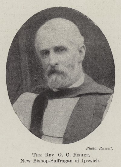 Pastor G C Fisher, ny biskop-Suffragan af Ipswich af English Photographer