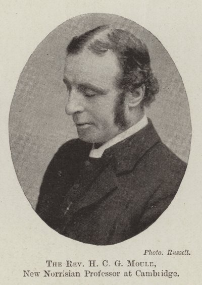 Reverend H C G Moule, New Norrisian Professor ved Cambridge af English Photographer