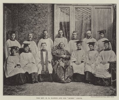 Præsten H R Haweis og hans blandede kor af English Photographer