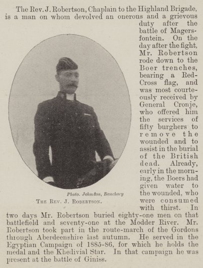 Der Reverend J. Robertson von English Photographer