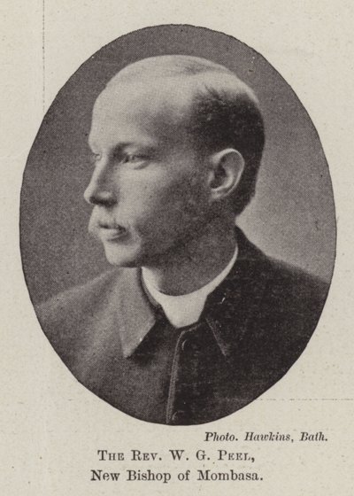 Pastor W G Peel, ny biskop af Mombasa af English Photographer
