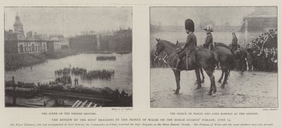 The Review of the Boys Brigader af Prince of Wales på Horse Guards Parade, 14. juni af English Photographer