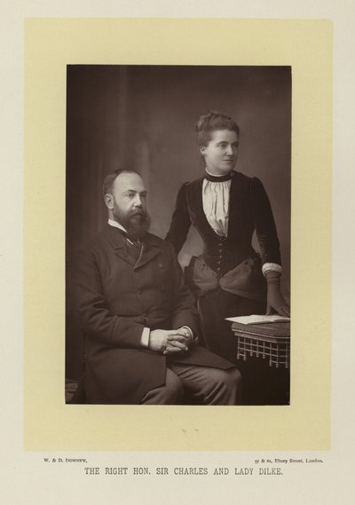 Den højre Hon. Sir Charles og Lady Dilke af English Photographer
