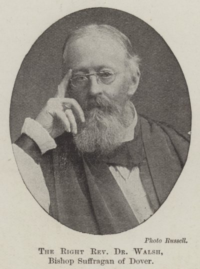 Den rigtige pastor Dr. Walsh, biskop Suffragan af Dover af English Photographer